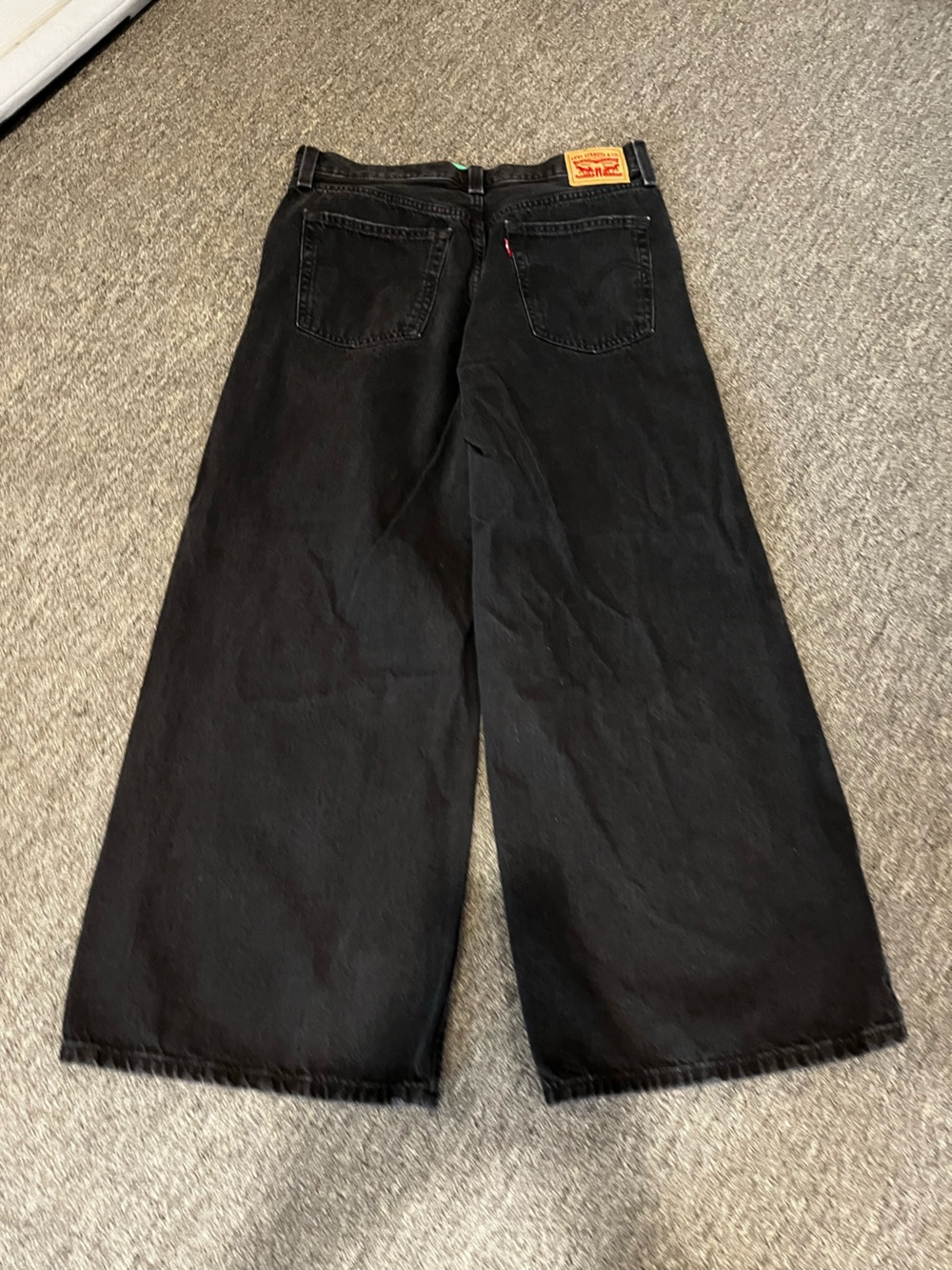 Levi’s 94’ Baggy Wide Leg Black Jeans Size 31 - Picture 3 of 7